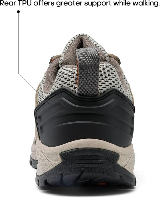 NORTIV 8 Women's Lightweight Hiking Shoes | Breathable Walking Sneakers Slip-Resistant For Outdoor Work Travel Daily Wear Wander