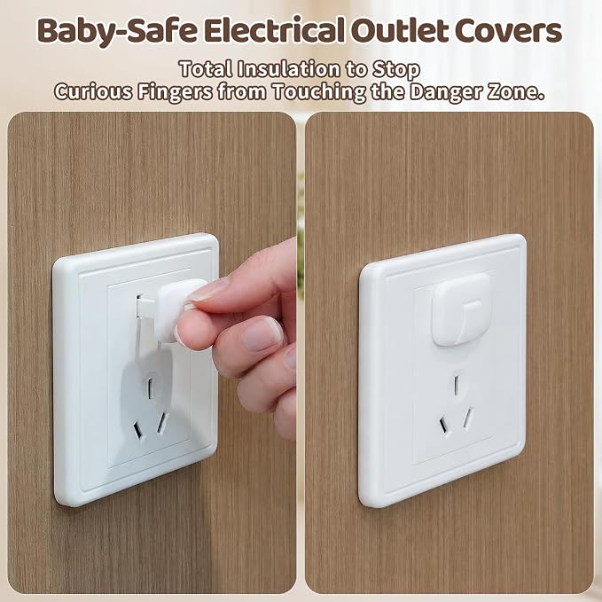 LATIBELL 26-Pack Baby Proofing Kit for Home Safety - Essential Child Proof Cabinet Locks, Drawer Latches, Fridge & Window Locks, Outlet Covers - New Parent Must-Haves for Toddler Safety