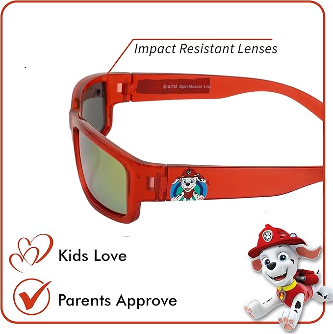 ARKAID PAW Patrol Boys Sunglasses | Chase, Marshall and Rubble | Safe UV400 | One Size Fits Most Kids