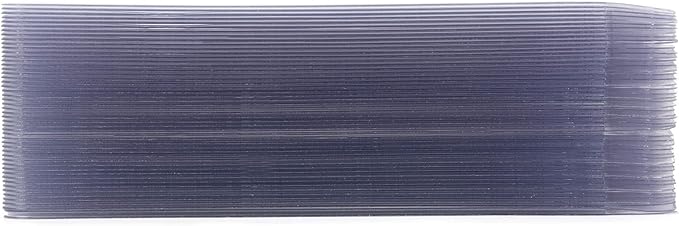 Vault X Semi-Rigid Trading Card Holders (50 Pack), Hard Sleeves for Trading Card Grading Submissions, Card Protectors