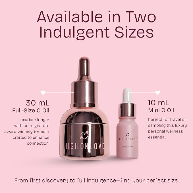 Mini O Oil (10 ml) | Feminine Care Lightweight Oil - All Natural, Gentle Formula for Dryness Relief - Restore Moisture & Boost Circulation