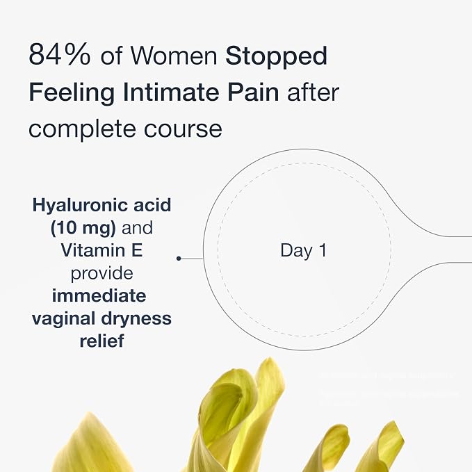10 MG Hyaluronic Acid inserts for Women with Vitamin E, Vitamin A. Product of USA. Made in Italy. for Extreme Vaginal Dryness, 10 inserts-