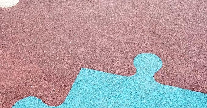 Poured-in-Place Surfacing Repair Kit Fix Rubber Playground (Blue/Black, XL)