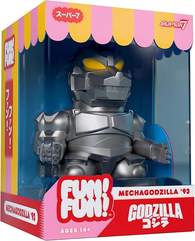 Super7 Fun! Fun! Toho MechaGodzilla '93 Vinyl Figure - 5" Toho Godzilla Action Figure Kaiju - Classic Movie Monster Fans Collectibles & Retro Toys - Movie Model for Collectors & Display Figurine