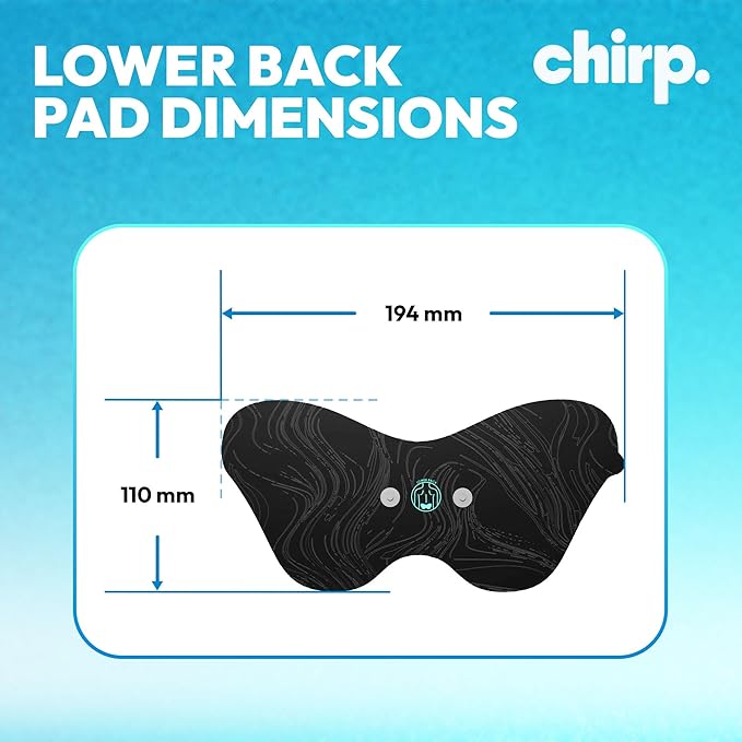 Chirp Halo Pads – Targeted Pain Relief, Deep Tissue Support, Muscle Recovery for Back, Shoulders, HIPS, & More