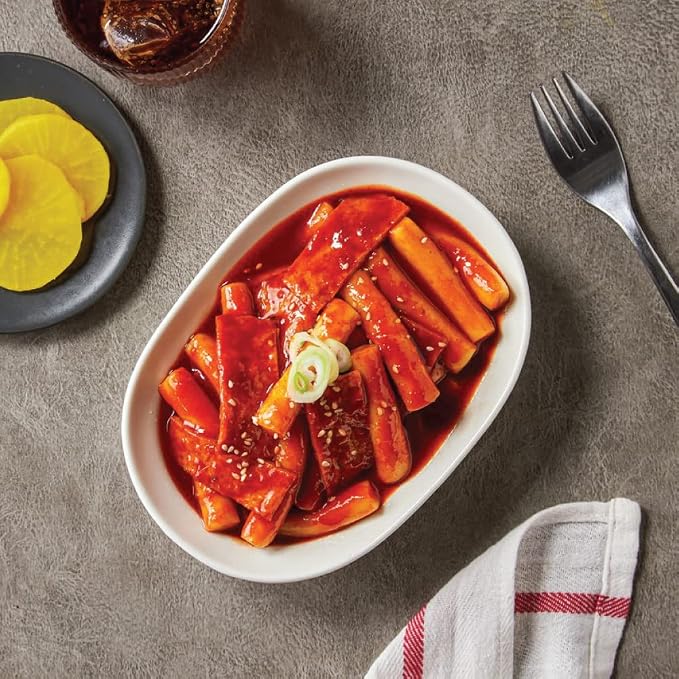 Korean Food Topokki(tteokbokki) Sweet & Spicy Sauce Ddeokbokki Stir-Fried Rice Cake Sauce 떡볶이, 125g x 2pack