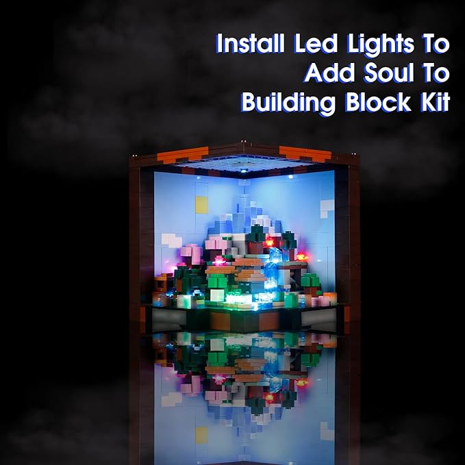 Vaodest Led Light for Lego 21265 The Crafting Table Building Blocks Model,Design and Configuration Compatible with Model 21265(Led Light Only, Not Building Block Kit)