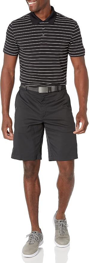 Amazon Essentials Men's Moisture Wicking Golf Polo Shirt, Short Sleeve, Slim-Fit, Quick-Dry, Active Wear