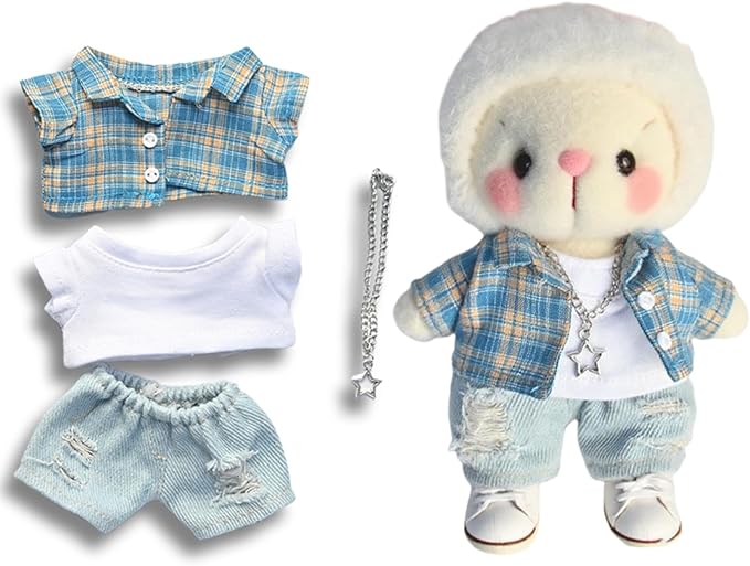 17cm Dolls Clothes - 6.7 Inches Cute Clothes Outfit & Accessories,17CM Doll of The House Accessories Outfits (Style-I)