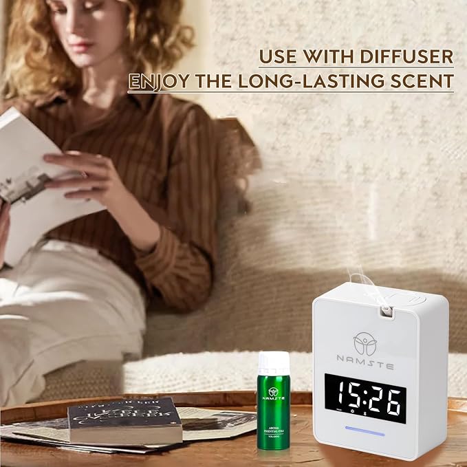 November Diffuser Essential Oil 100ml, Melon & Lily & Cucumber Blend | 5-Star Hotel Inspired Scent Long Lasting Air Freshener for Home Spa