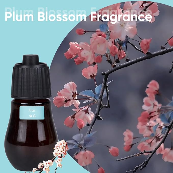 HAPPTWS Diffuser Oil Set (Peach, Strawberry, and Plum Blossom)