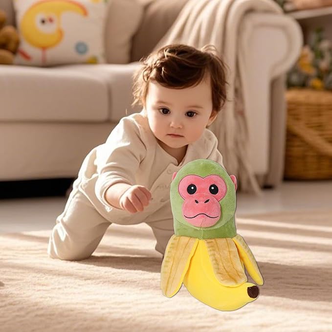 Italian Brainrot Plush,11 inch Chimpanzini Bananini Toy Gift,Cute Stuffed Figure Doll for Kids and Adults Inspired Plush Toy
