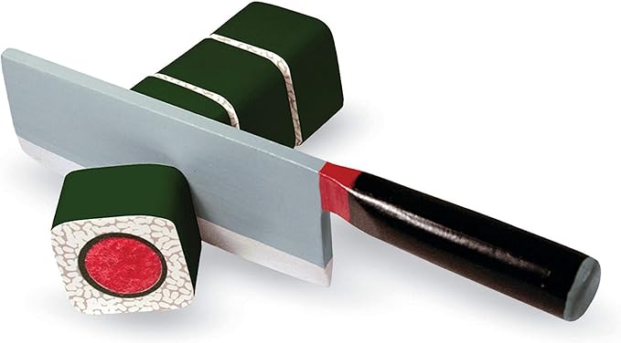 Melissa & Doug Sushi Slicing Wooden Play Food Set