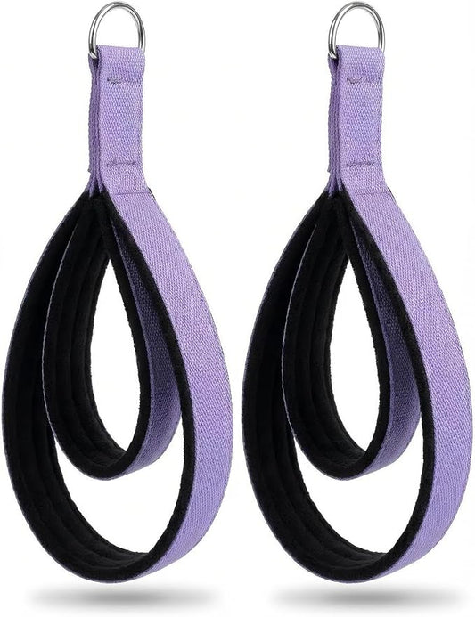 Wonderful Day 2PCS Pilates Straps for Reformer, Comfortable Enhanced Thickness, Fitness Pilates Double Loop Exercise Straps for Home Gym Workout