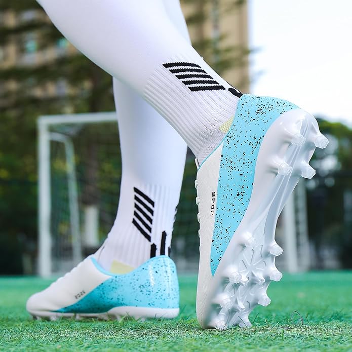 Mens Soccer Cleats Womens Indoor Soccer Shoes Wide Baseball Turf Shoes Adult Youth Rugby Shoes Big Boys Small Spikes AG TF Football Boots