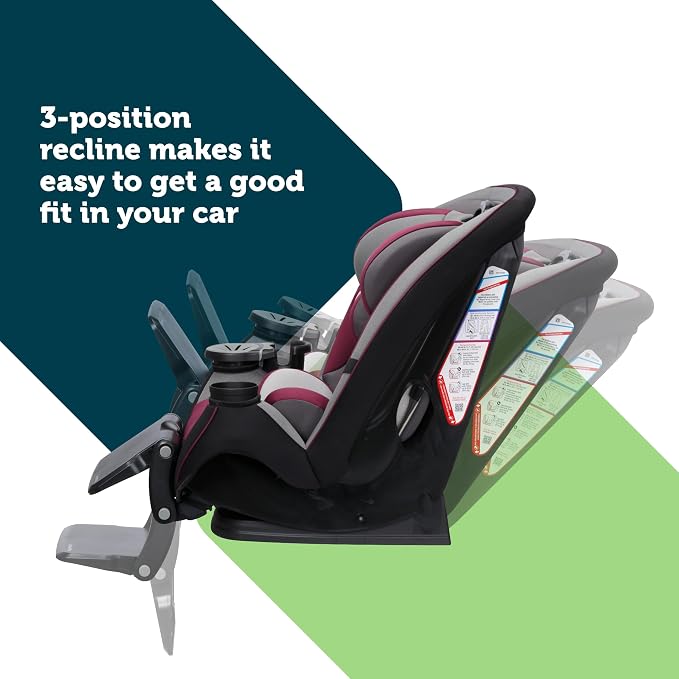Safety 1st Grow and Go Extend ‘n Ride LX All-in-One Convertible Car Seat, Black Pepper