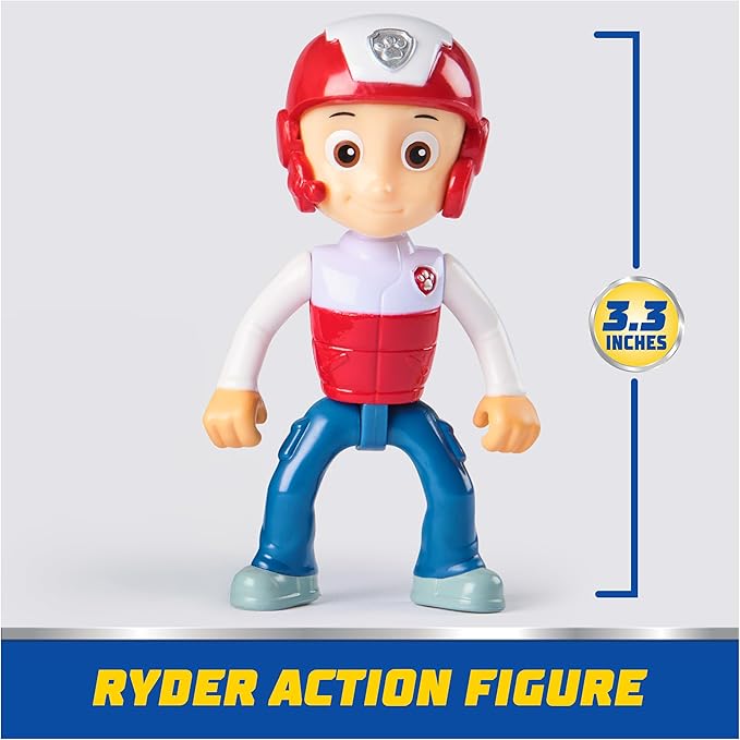 Paw Patrol, Ryder’s ATV Toy Vehicle with Collectible Action Figure, Sustainably Minded Kids Toys for Boys & Girls Ages 3 and Up