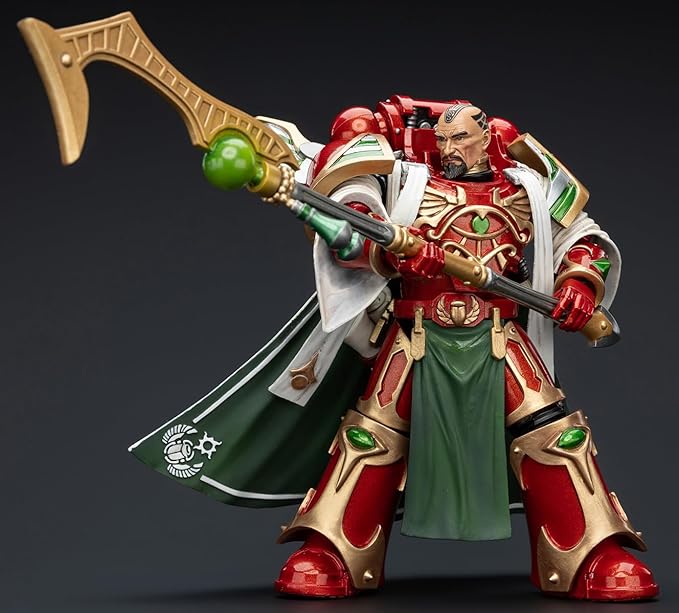 JOYTOY Warhammer 40K 1/18 Action Figures, Thousand Sons Magistus Amon Castor for Collectors & Decor, Ideal Gift for Birthdays, Character Figure -JT5826