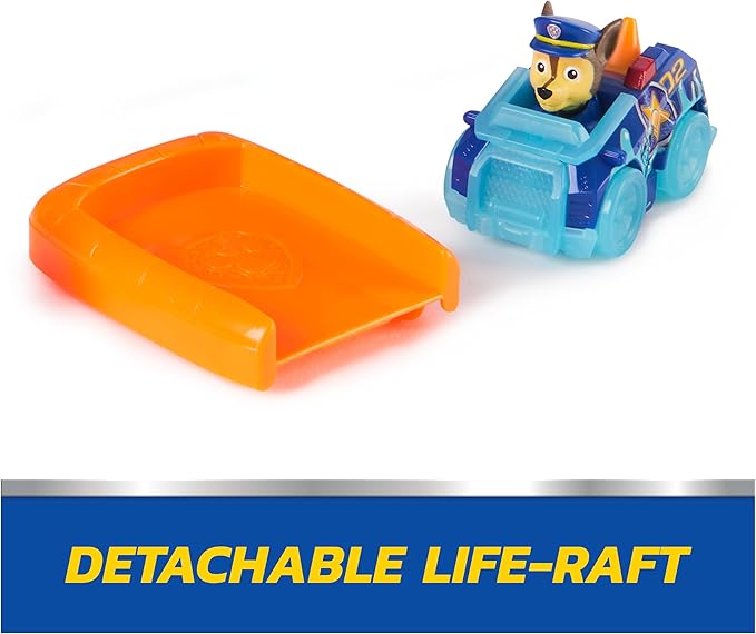 PAW Patrol Pup Squad Octopus Rescue Playset, 2.5-Inch Chase Toy Car & Baby Octopus Figure, Pretend Play Kids Toys for Boys & Girls Ages 3 and Up