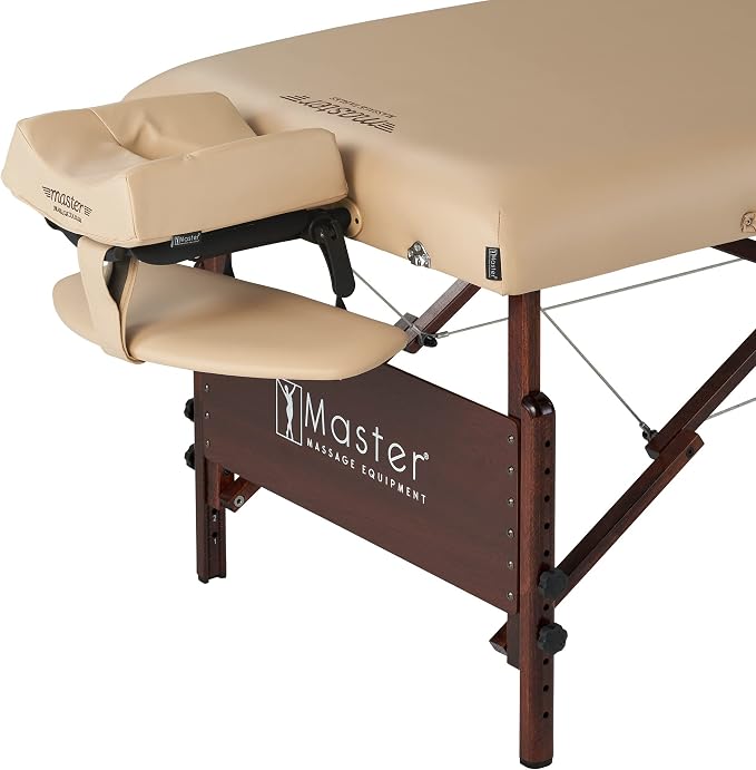 Master Massage 30" Del Ray Heated Portable Thermal-Top Massage Table Package, Foldable Spa & Tattoo Bed