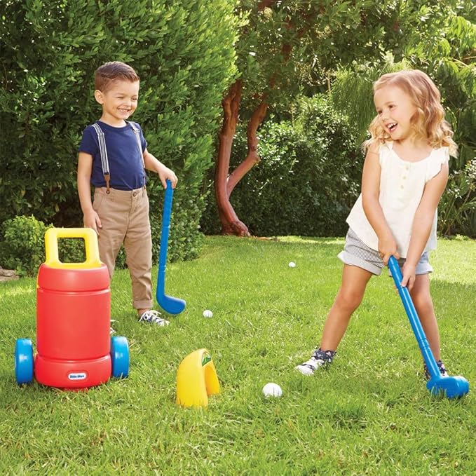 Little Tikes TotSports Easy Hit Golf Set + 3 balls + 2 clubs