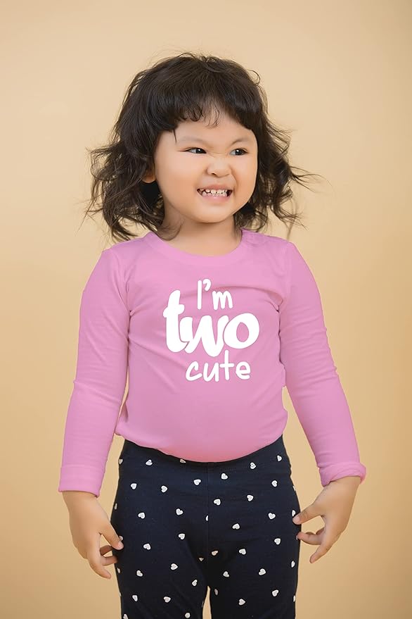 2nd Birthday Outfits for Toddler Girls im Two Cute Shirt Girl 2 Years Old Second Birthday