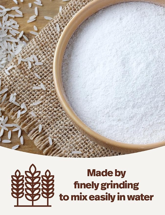 Korean 100% Pure Organic Rice Flour 350g/12.3oz - 유기농 쌀가루 Baking, Cake, Rice Gruel