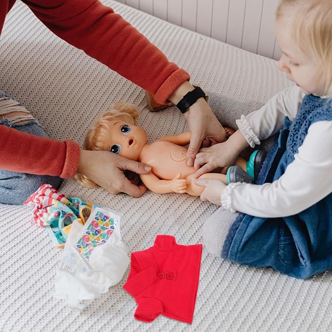 TOYANDONA Plush Bear Clothes Red Shirt Doll Accessories Soft Tiny Clothes for Stuffed Animals 6 Inch Replacement Outfit for Bear Plush Toys