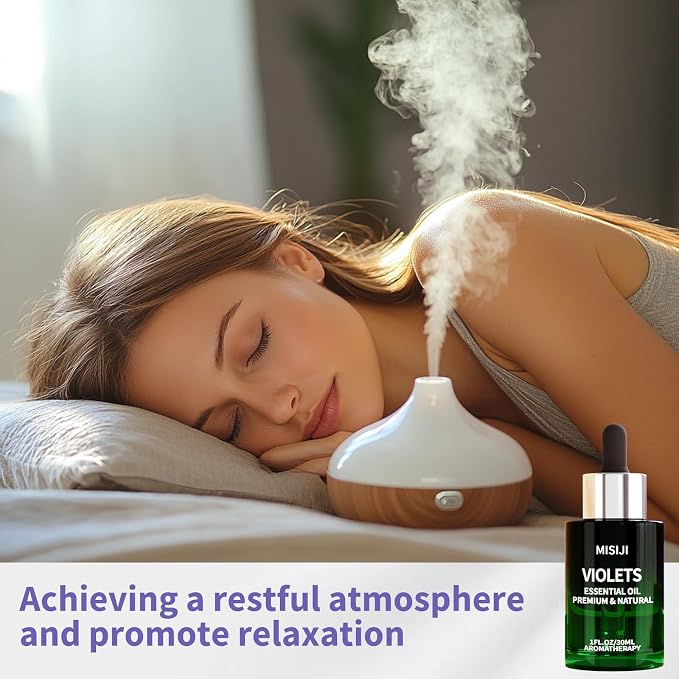 Hand Picking Violet Essential Oils-Essential Oils for Diffuser for Home,Diffuser Oils Scents for Aromatherapy,Laundry,Candle&Soap Making,Humidifiers 1 FL.OZ