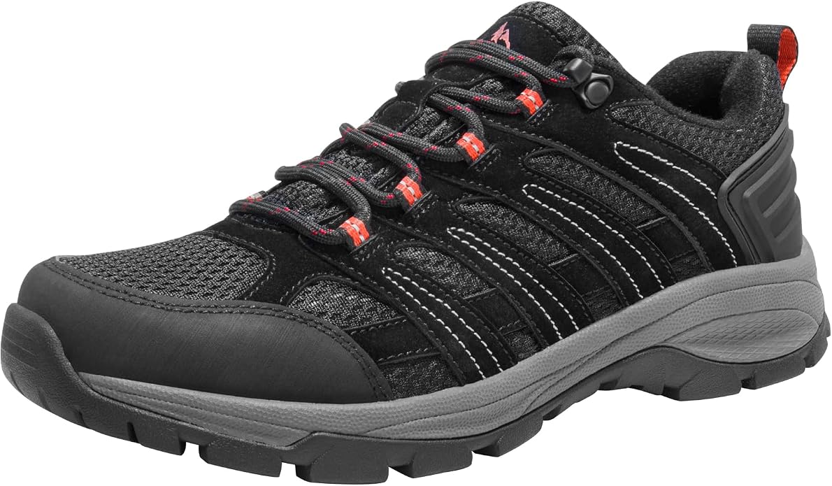 NORTIV 8 Women's Lightweight Hiking Shoes | Breathable Walking Sneakers Slip-Resistant For Outdoor Work Travel Daily Wear Wander