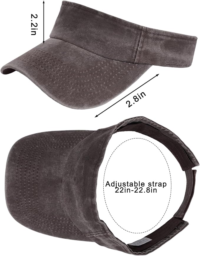 Marrywindix 1 Piece of Sport Wear Athletic Visor Sun Sports Visor Hat Visor Adjustable Cap for Women and Men