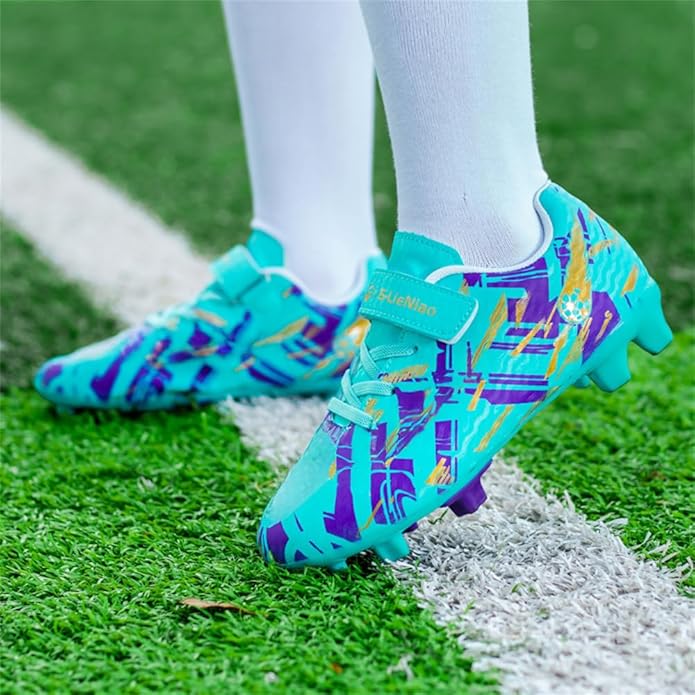 Kids Soccer Shoes Boys Football Cleats Professional Athletic Outdoor Trainning Football Shoes Youth Girl Turf Soccer Cleats