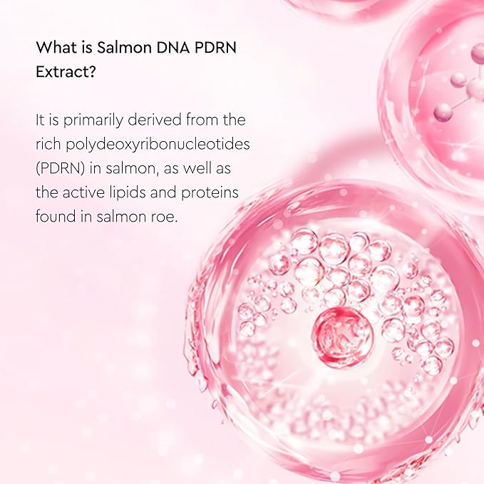 Salmon DNA PDRN Pink Peptide Eye Serum Moisturizing Treatment | Restores Skin Elasticity & Radiance | Evens Skin Tone & Pore Care | 30 ml with Salmon DNA, Vitamin C, Grape Seed Extract & Retinol