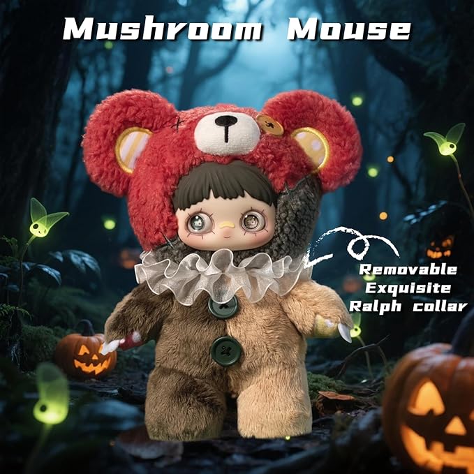 Plush Blind Box,Maymei Twin Secret Realm Series Stuffed Blind Box Doll 1PC,Kawaii Mystery Plush Toys Collectible for Birthday Gift,Halloween Plush Toys (1 of 7 Possible Styles)