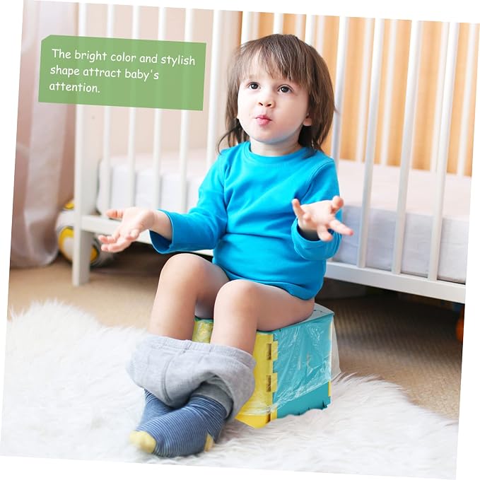 Milisten Folding Toilet Seat for Toddlers Elongated Potty Portable Training Potty Travel Toilet Safe Odorless Plastic Easy Assembly