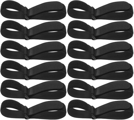 Outanaya 12Pcs Yoga Mat Strap Adjustable Nylon Carrying Sling for Easy Transport and Storage of Yoga Mats Lightweight and Portable Fitness Accessory