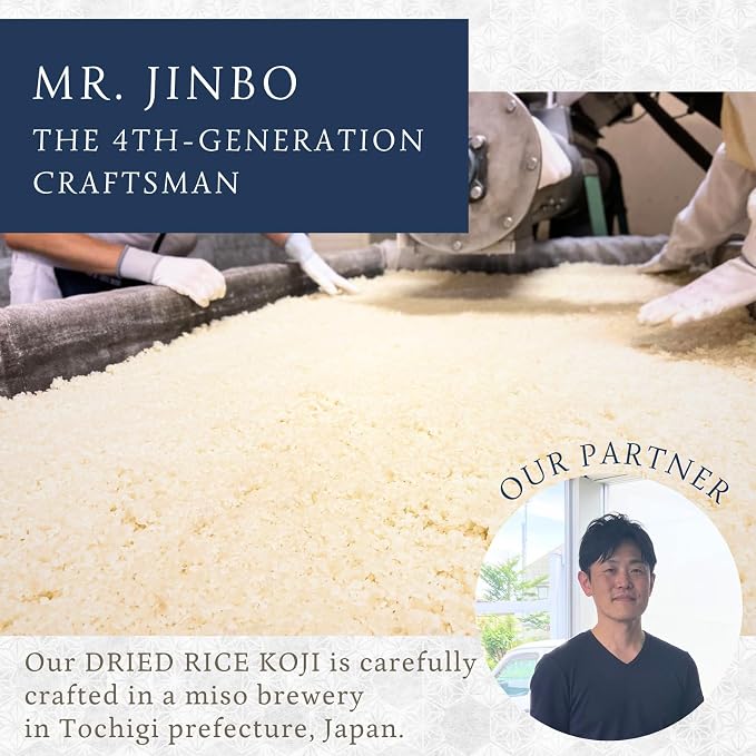 Dried Rice Koji – Made in Japan | For Shio Koji, Miso, Soy Sauce, Amazake | Vegan, Gluten-Free, No Additives (800g)