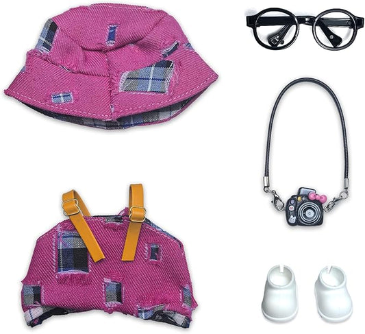 17cm Doll Clothes Set Fashion Doll Clohtes with Accessories of Doll Clothing Suitable for Various Outfits of Dolls (Style R)