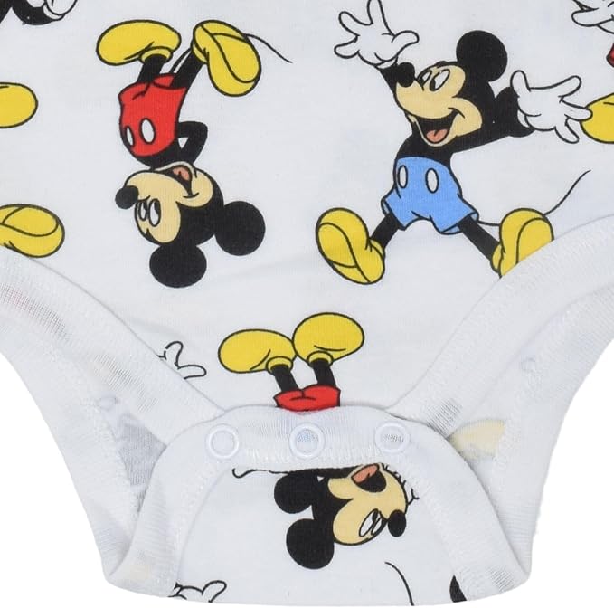 Disney Baby 5 Pack Bodysuits Newborn to Infant Sizes (Newborn - 24 Months)