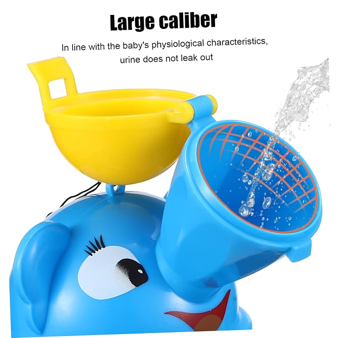 ibasenice Emergency Travel Urinal for Boys Portable Camping Toilet Training Potty Easy to and Girls Pee Trainer Yellow Random Color