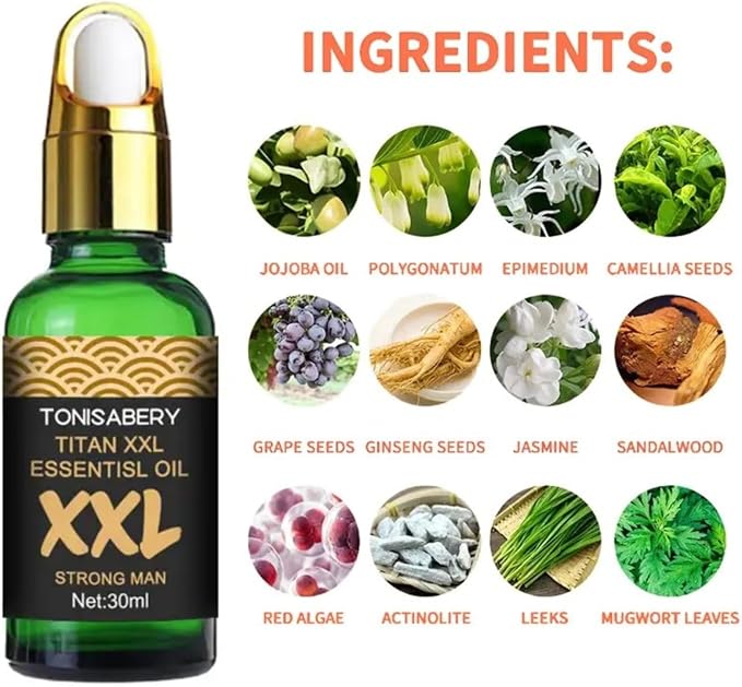 Enlargement Oil for Men's Massage Essential Oil for Male Enhancement
