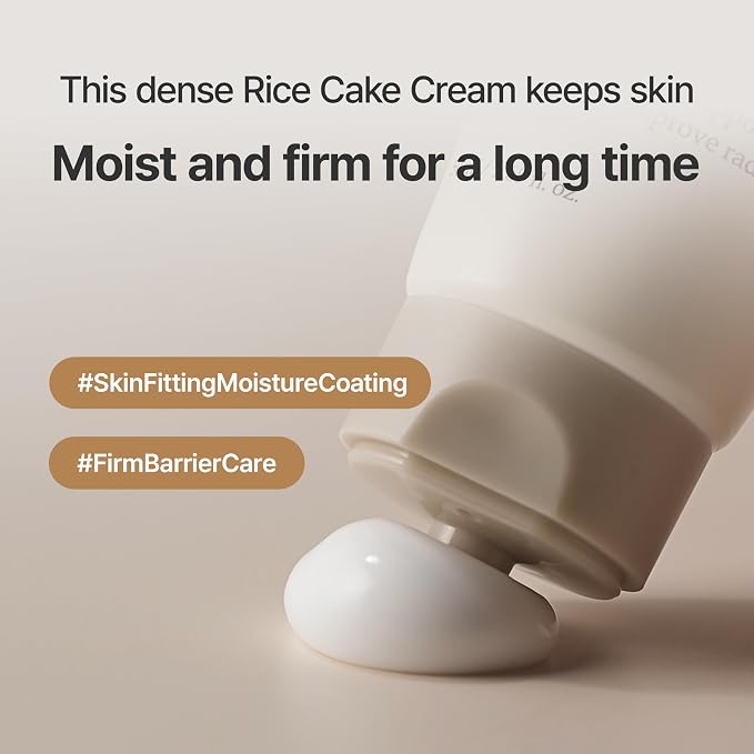 I’m From Rice Cream, Hydrating Face Moisturizer with Rice Water & Ceramide, Lightweight Barrier Cream for Dry & Combination Skin, Korean Skincare 1.69fl.oz