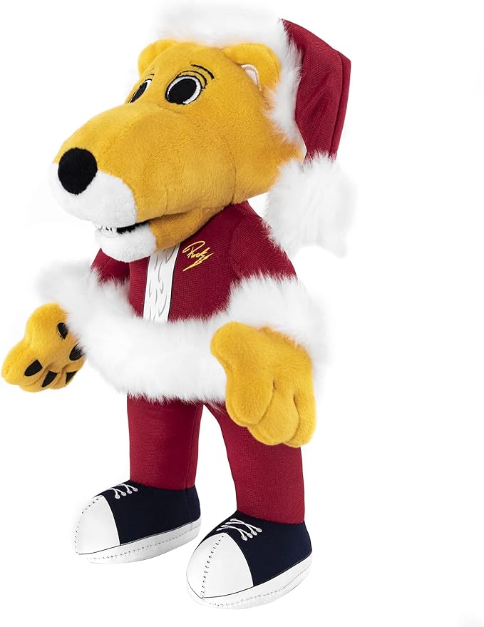 Bleacher Creatures Denver Nuggets Santa Rocky 10" Plush Figure- A X-Mas Mascot for Play or Display