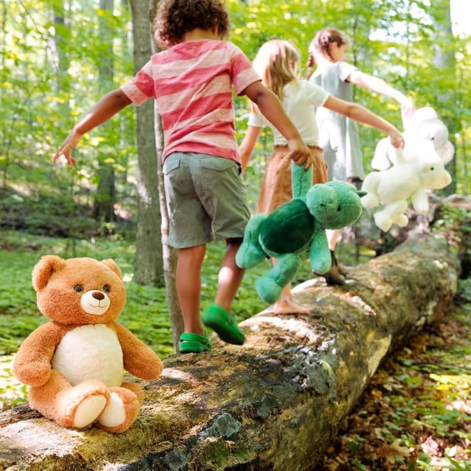 Vermont Teddy Bear Stuffed Animal – 15 Inch Teddy Bear Plushies, Stuffed Animal Honey Teddy Bears Gift for Valentine, Girlfriend, Boyfriend, Baby Shower, Kids