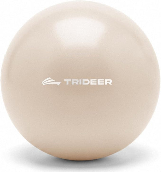 Trideer 9-Inch Pilates Ball, Small Exercise Ball for Yoga, Core Training, Physical Therapy, Balance, Stability and Stretching Pilates Equipment with Inflation Straw