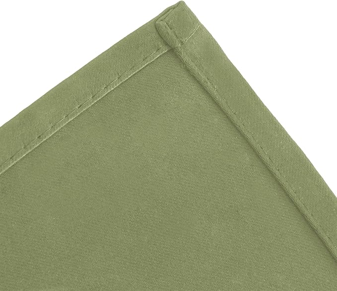 LEMOMO Blackout Curtains 52 x 90 inches Long Sage Green Curtains Set of 2 Panels Thermal Insulated Room Darkening Curtains for Bedroom