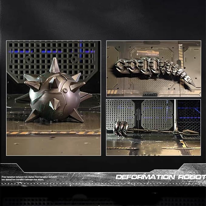 Deformation Robot Toys,Deformation Action Figure Toy 9.06 Inches Model Dinosaur Leader with Accessories for Kids Boys Gift