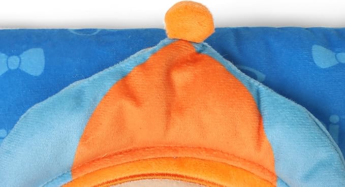 Jay Franco Snuggle Pillow – 15 Inch Kids Ultra-Soft Stuffed Plushie & Cozy Throw Pillow, Official Licensed Character Cushion, Blue - Blippi