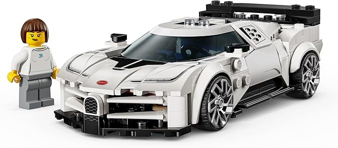 LEGO Speed Champions Bugatti Centodieci Hyper Sports Car Toy - Model Kit & Pretend Play Toy for Boys & Girls, Ages 9+ - Italian Model Car Kit for Racing Fans - Gift Idea for Birthdays - 77240
