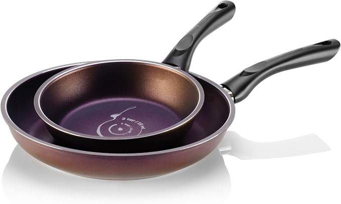 TECHEF - Art Pan 8" & 12" Nonstick Frying Pan Set, PFOA-Free, Dishwasher-Safe, Made in Korea